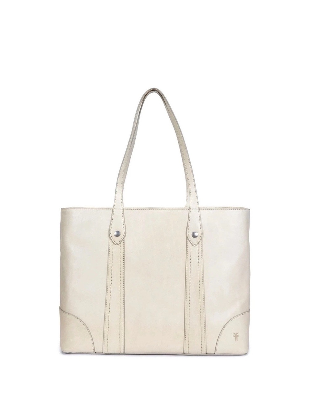 Cream Leather Tote Bag - Elegant Everyday Carry
